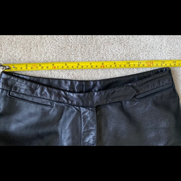 Black Leather Lambskin Pants by Neto Leather - Picture 3 of 14